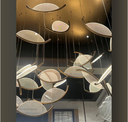 Chandelier INTERRA'S — designer chandelier, custom lighting by RODESIGNE