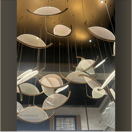 Chandelier INTERRA'S — designer chandelier, custom lighting by RODESIGNE