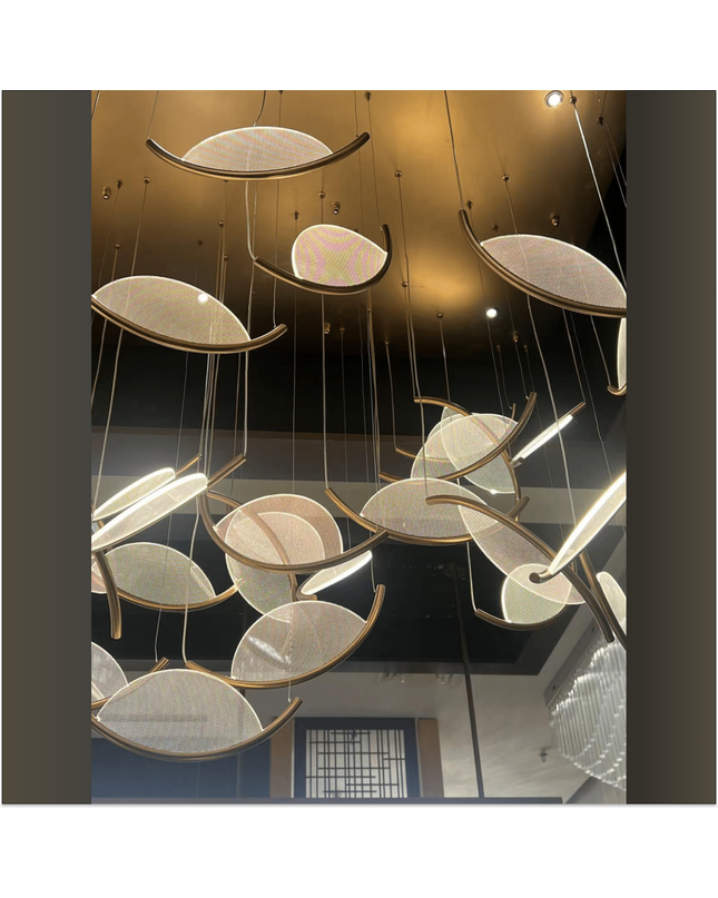 Chandelier INTERRA'S — designer chandelier, custom lighting by RODESIGNE