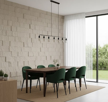 Panel LIME STONE WS — decorative acoustic wall panel, sound absorption by RODESIGNE