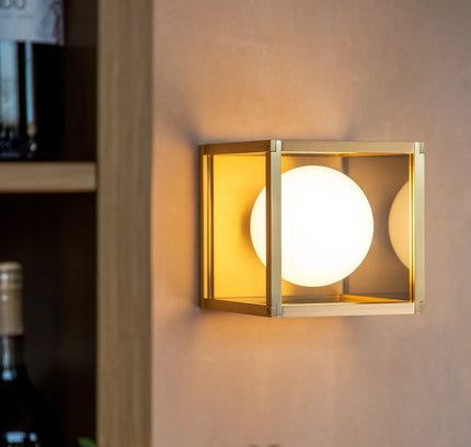 Wall Sconce PASH — brass wall sconce lamp, designer lighting by RODESIGNE