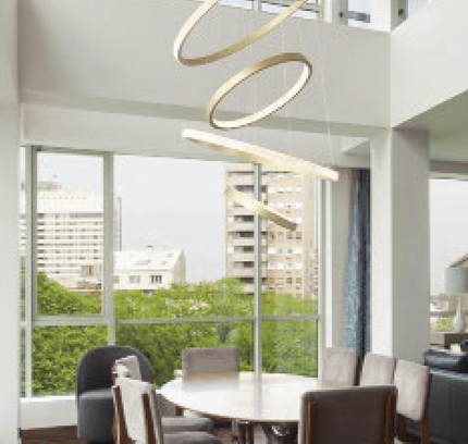 Chandelier KREISS FIVE — designer chandelier, custom lighting by RODESIGNE