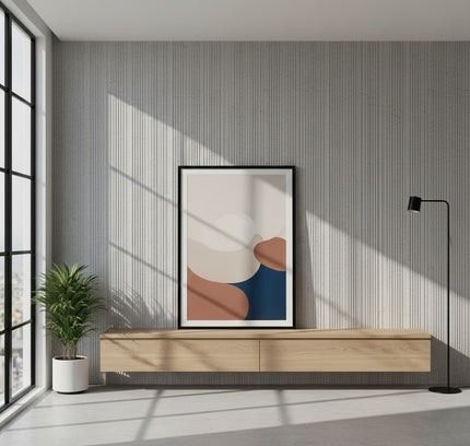 Wall Panel FINE LINE STONE BOARD — decorative acoustic wall panel, sound absorption by RODESIGNE