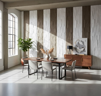 Panel STONE COLUMN — decorative acoustic wall panel, sound absorption by RODESIGNE
