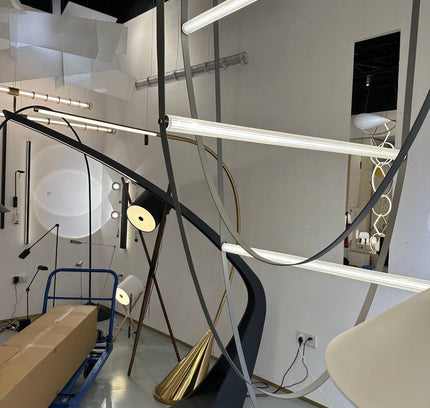 Pendant Light LINEWIRE — modern pendant light, custom designer lighting by RODESIGNE