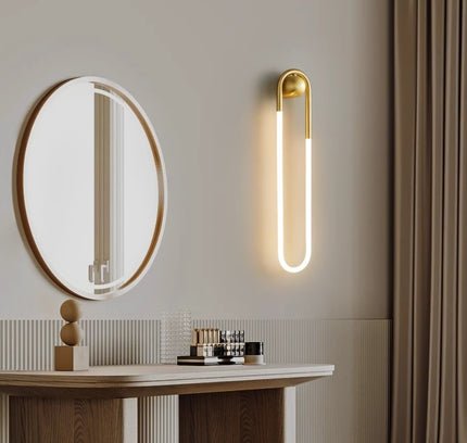 Wall lamp (Sconce) RONDI by Rodesigne — brass wall sconce lamp, designer lighting by RODESIGNE