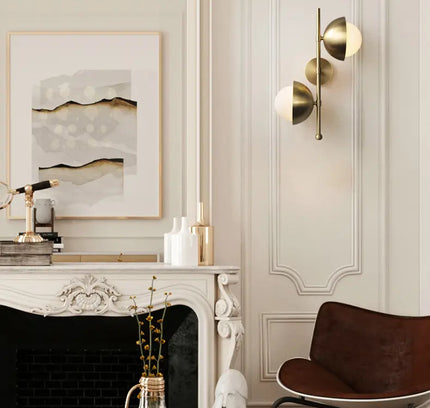 Wall lamp (Sconce) WHEATON by Rodesigne — brass wall sconce lamp, designer lighting by RODESIGNE