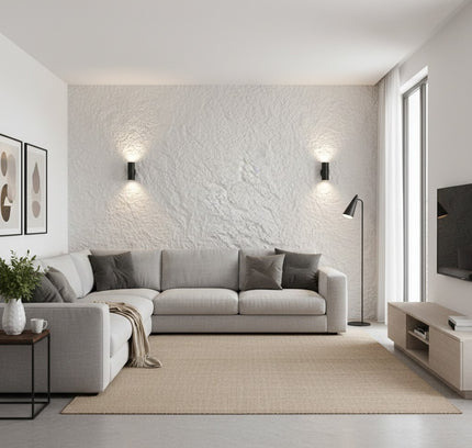 Wall Panel SMALL ROCKCUT STONE — decorative acoustic wall panel, sound absorption by RODESIGNE