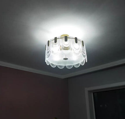 Chandelier ERNESTA — glass designer chandelier, custom lighting by RODESIGNE