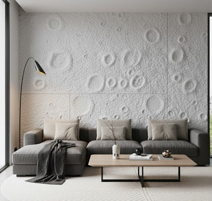 Panel METEOR CRATER — decorative acoustic wall panel, sound absorption by RODESIGNE