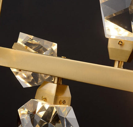 Chandelier DIALA LONG — designer chandelier, custom lighting by RODESIGNE