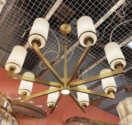 Chandelier HAFSTERDEAR by Rodesigne — brass designer chandelier, custom lighting by RODESIGNE