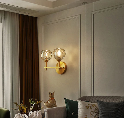 Wall lamp (Sconce) DENOLIA by Rodesigne — brass wall sconce lamp, designer lighting by RODESIGNE
