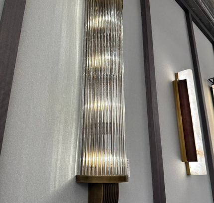 Wall Sconce HARPER — brass wall sconce lamp, designer lighting by RODESIGNE