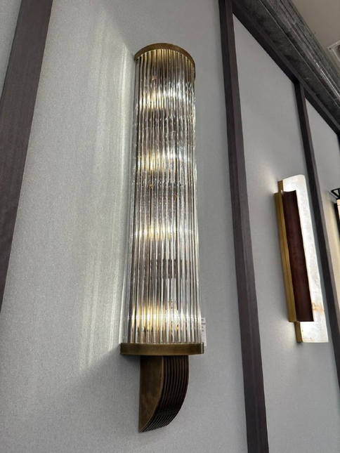 Wall Sconce HARPER — brass wall sconce lamp, designer lighting by RODESIGNE