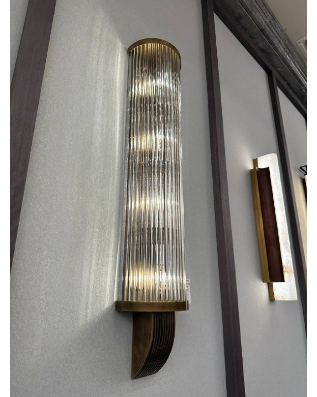 Wall Sconce HARPER — brass wall sconce lamp, designer lighting by RODESIGNE