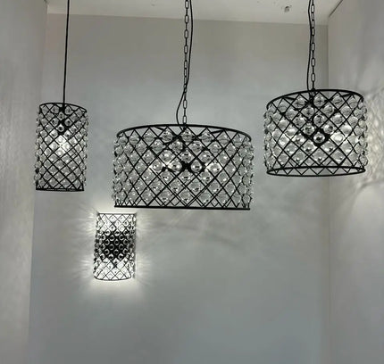Chandelier BIZIR by Rodesigne — glass designer chandelier, custom lighting by RODESIGNE