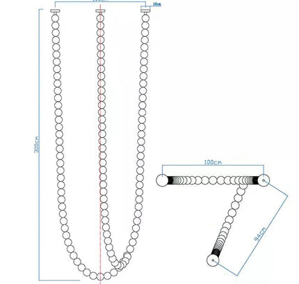 Chandelier BEADS by Rodesigne