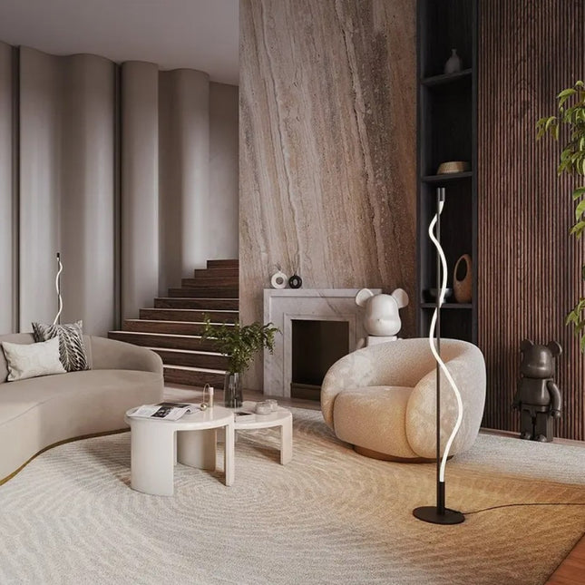 Floor Lamp TRACER TWISTED — designer floor lamp by RODESIGNE
