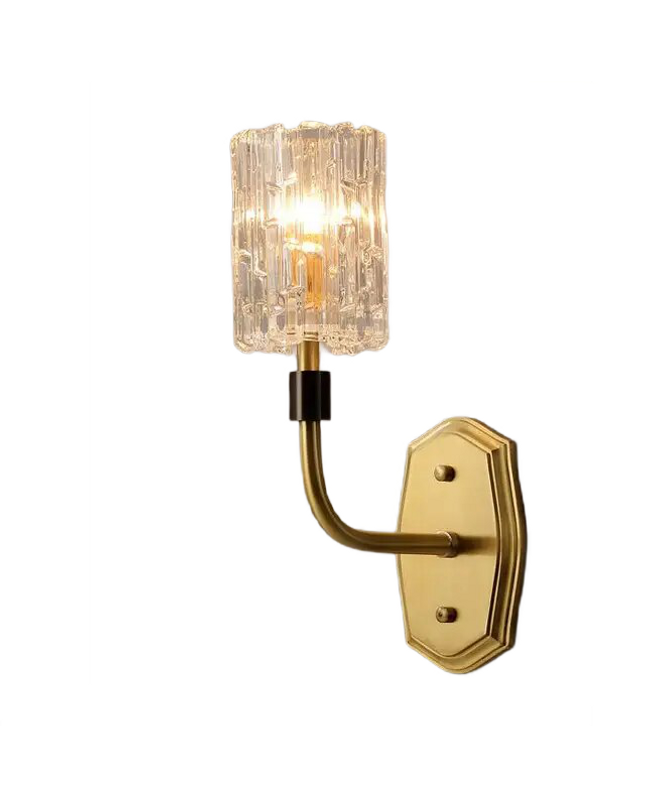 Wall Sconce PIASTRO — brass wall sconce lamp, designer lighting by RODESIGNE