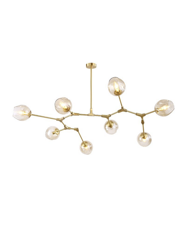 Chandelier BRANNA by Rodesigne — brass designer chandelier, custom lighting by RODESIGNE