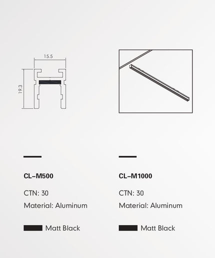 Track Rail FABIO-M