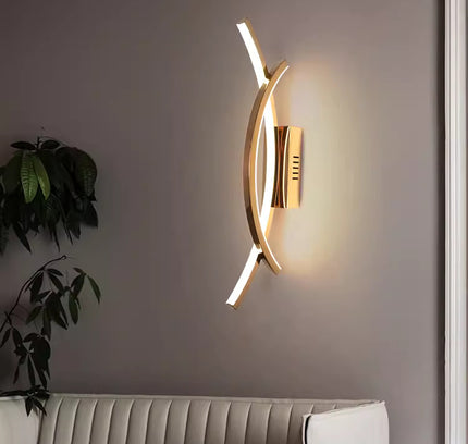 Wall Sconce CANE — brass wall sconce lamp, designer lighting by RODESIGNE
