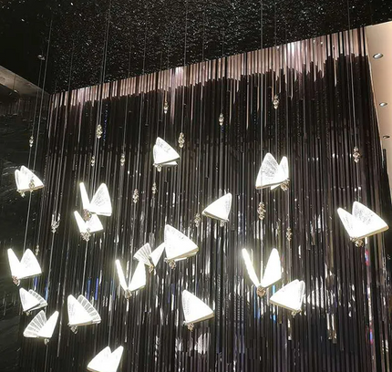 Pendant Light BUTTERFLY — modern pendant light, custom designer lighting by RODESIGNE
