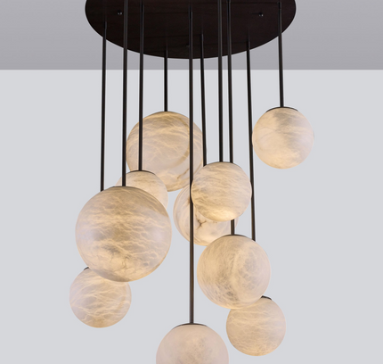 Chandelier PLASSID — designer chandelier, custom lighting by RODESIGNE
