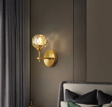 Wall lamp (Sconce) DENOLIA by Rodesigne — brass wall sconce lamp, designer lighting by RODESIGNE