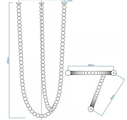 Chandelier BEADS by Rodesigne