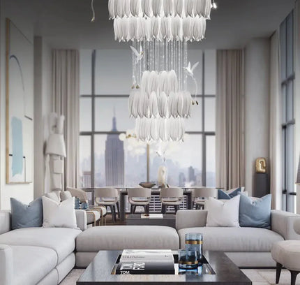 Chandelier FLOWERS&BIRDS by Rodesigne