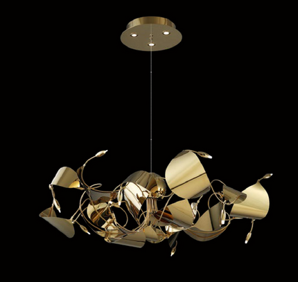Chandelier AELLIS — designer chandelier, custom lighting by RODESIGNE