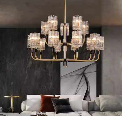 Chandelier PIASTRO — designer chandelier, custom lighting by RODESIGNE