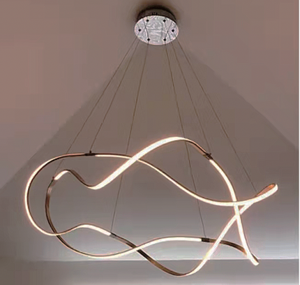Chandelier LINJER — designer chandelier, custom lighting by RODESIGNE