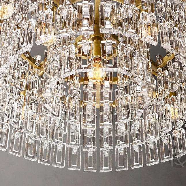 Chandelier MUMIA by Rodesigne — brass designer chandelier, custom lighting by RODESIGNE