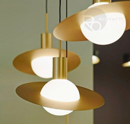 Pendant Light Saturne — modern pendant light, custom designer lighting by RODESIGNE