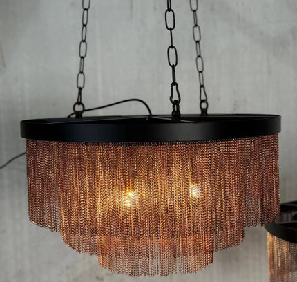 Chandelier CHAINER — designer chandelier, custom lighting by RODESIGNE