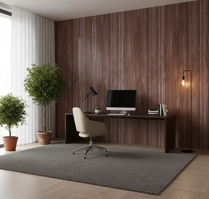 Wall Panel LINEAR TRAVERTINE — decorative acoustic wall panel, sound absorption by RODESIGNE
