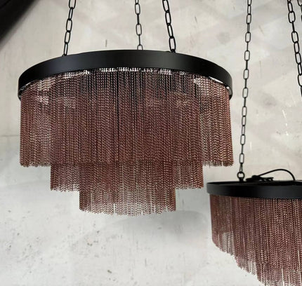 Chandelier CHAINER — designer chandelier, custom lighting by RODESIGNE