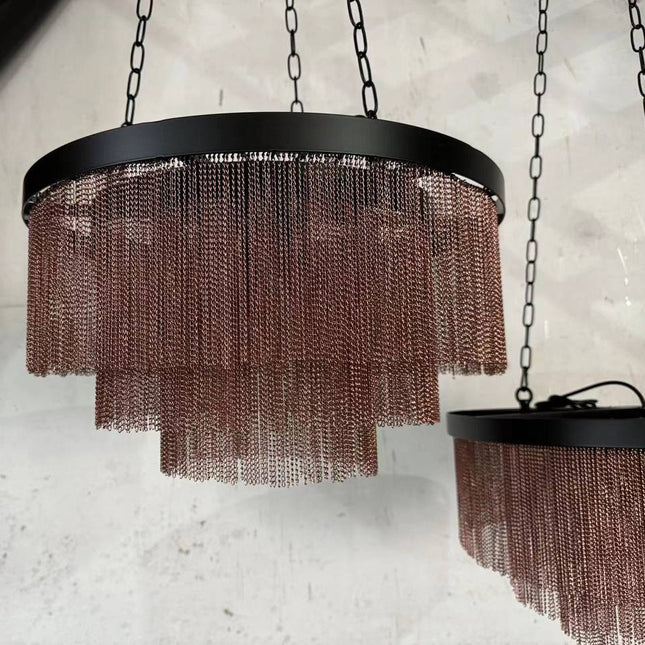Chandelier CHAINER — designer chandelier, custom lighting by RODESIGNE