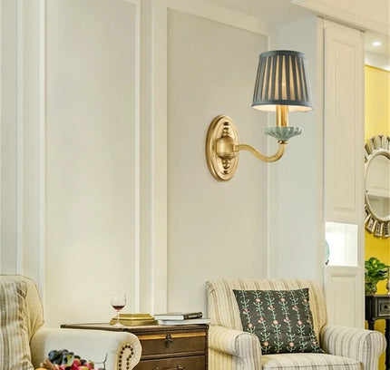 Wall Sconce RISLING — brass wall sconce lamp, designer lighting by RODESIGNE