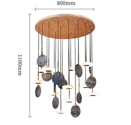Chandelier QUELL by Rodesigne