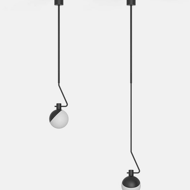 Pendant Light ROY — glass modern pendant light, custom designer lighting by RODESIGNE