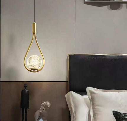Pendant Light CURVELUX — modern pendant light, custom designer lighting by RODESIGNE