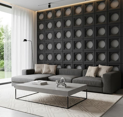 Panel CIRCLE TYPE — decorative acoustic wall panel, sound absorption by RODESIGNE