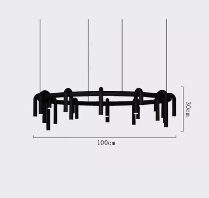 Chandelier IORDANA — designer chandelier, custom lighting by RODESIGNE