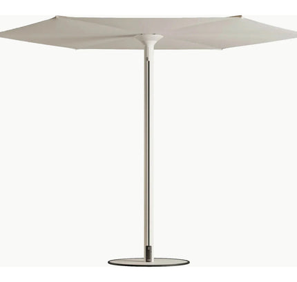 HELIOS retractable LED parasol on white
