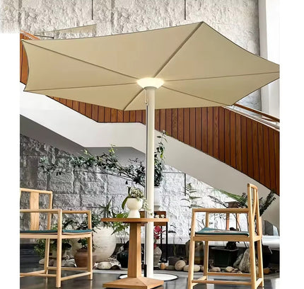 HELIOS parasol in a hospitality interior