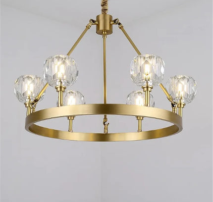 Chandelier DENOLIA CIRCLE — designer chandelier, custom lighting by RODESIGNE